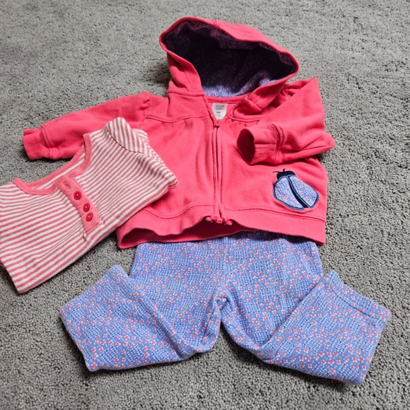 Large Lot 9 - 12 Months Baby Girl Clothes - Various Manufacturers Carters Harley - Picture 14 of 16